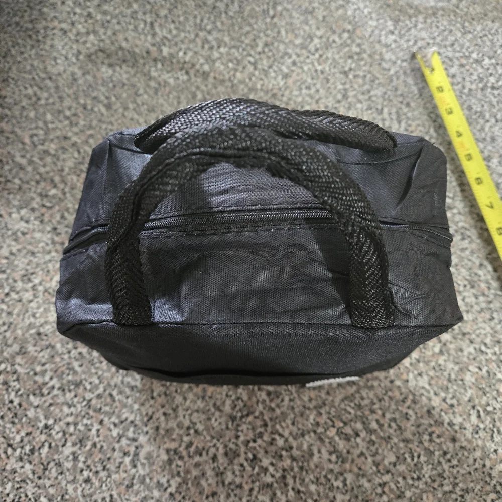 Black Insulated Lunch Bag